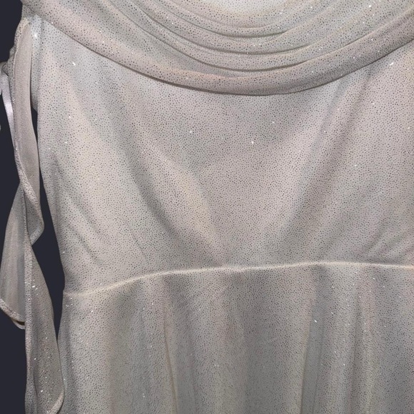 Jump White Glitter Mini Dress - Picture 3 of 5